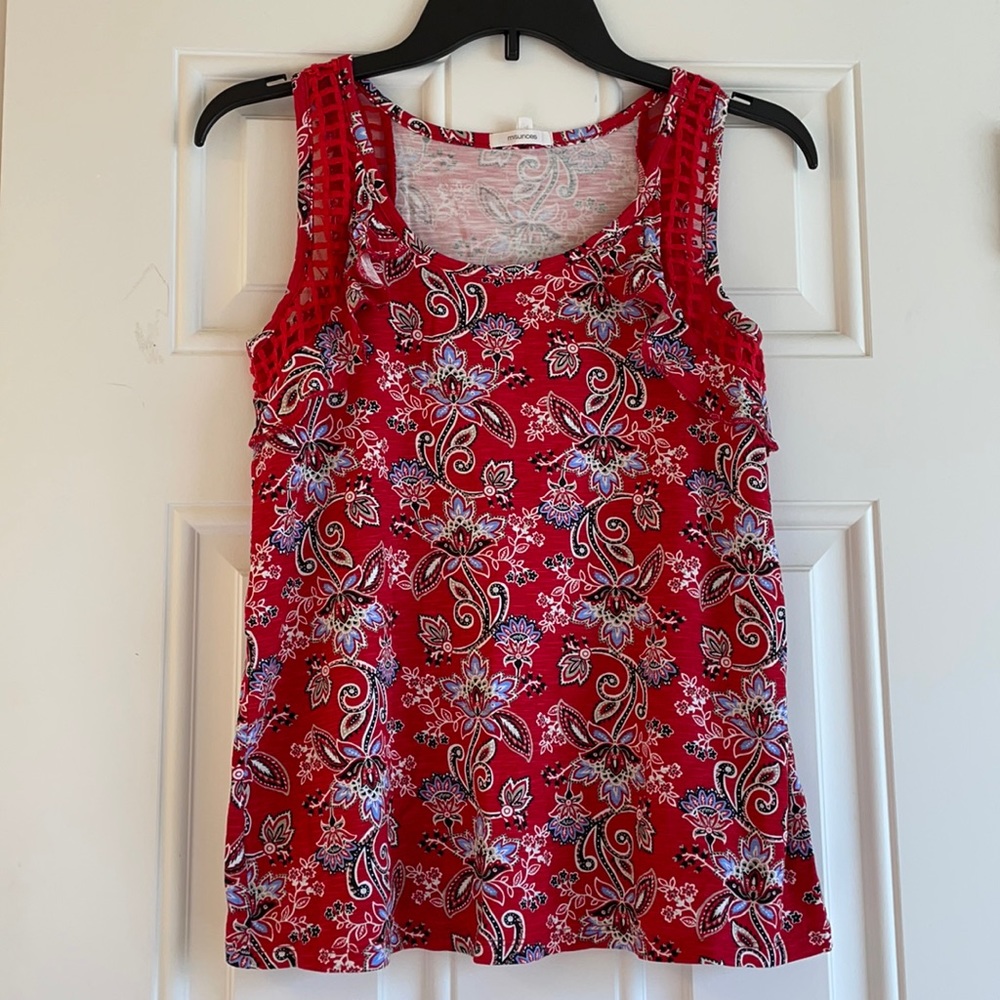 🌟NWOT Maurices Ruffle Tank Sz Xs